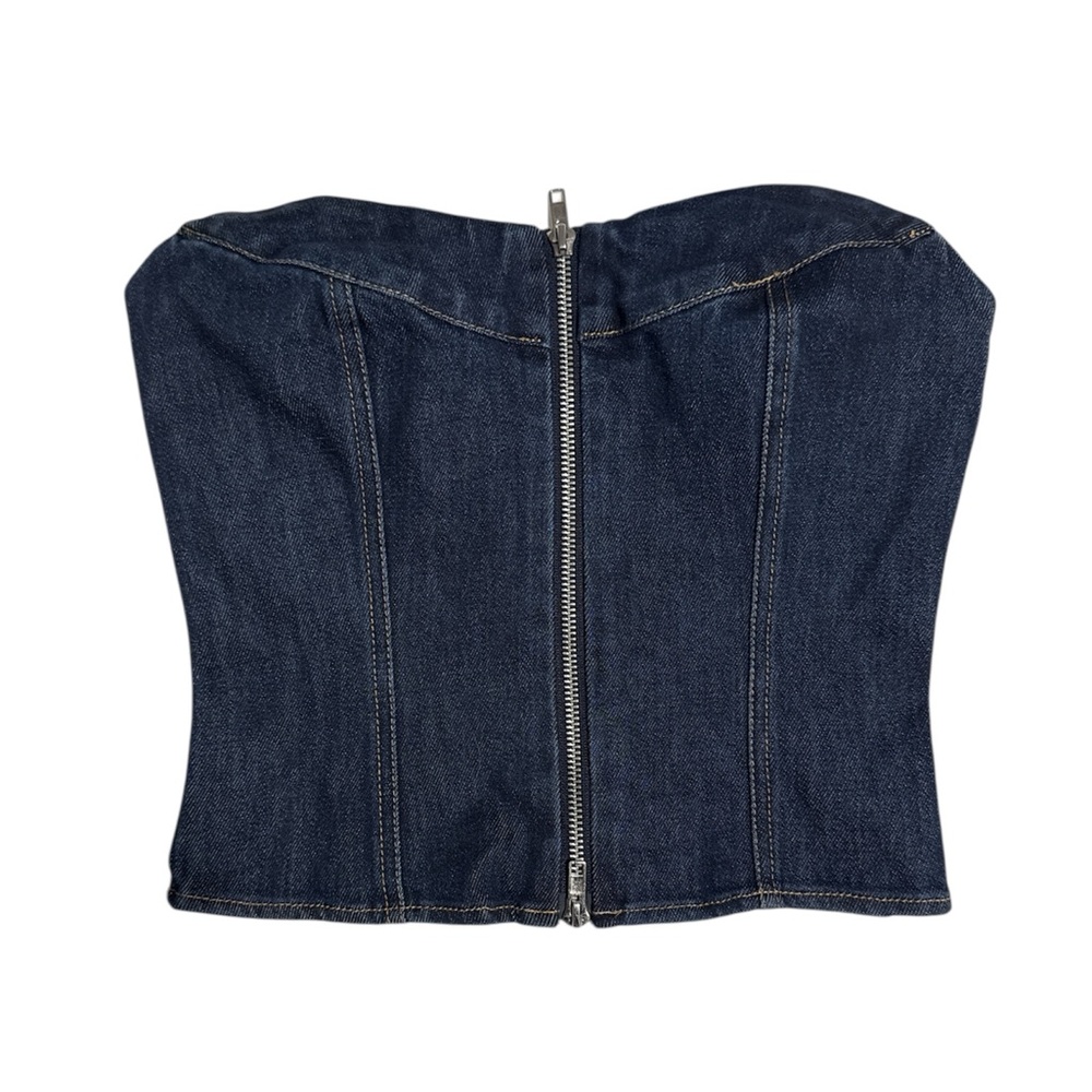 By DYLN- Alix Corset in Dark Denim